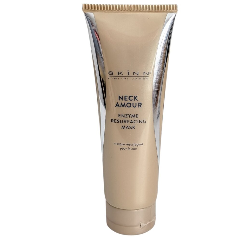 Skinn Cosmetics Dimitri James Neck Amour Enzyme Resurfacing Mask 4 oz SEALED